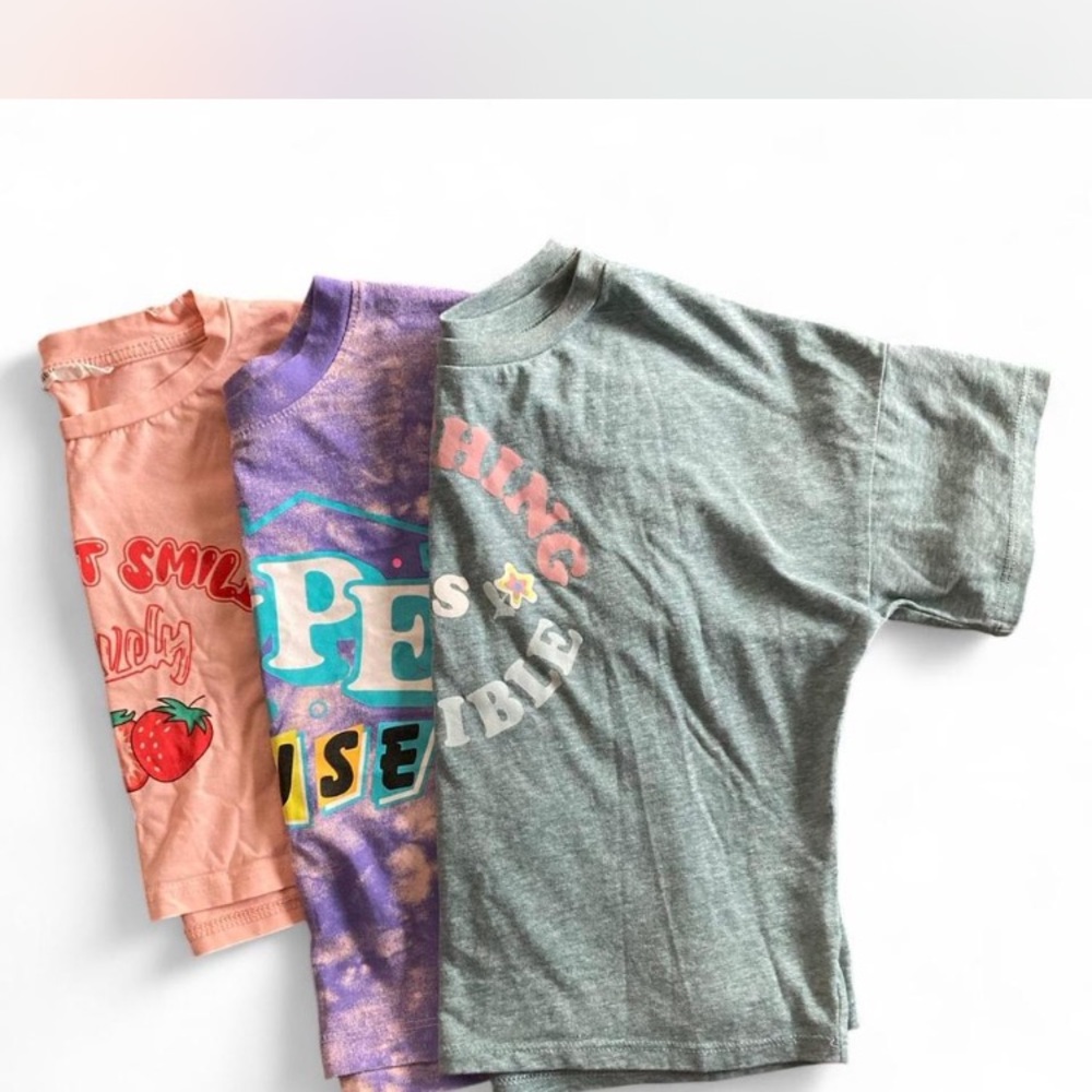 Bundle of Girls Crop Tees